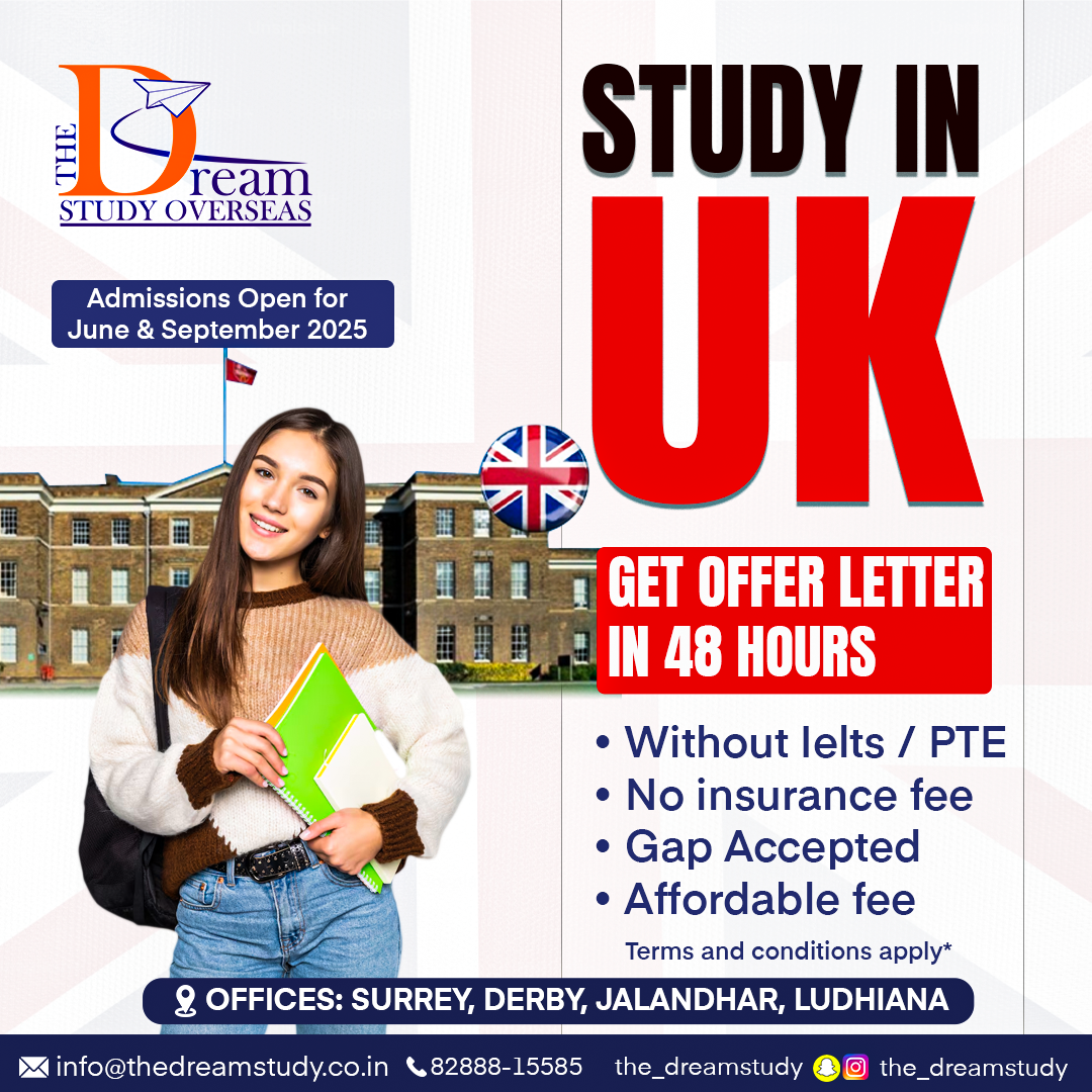 📚 STUDY IN THE UK — GET YOUR OFFER LETTER IN JUST 48 HOURS!