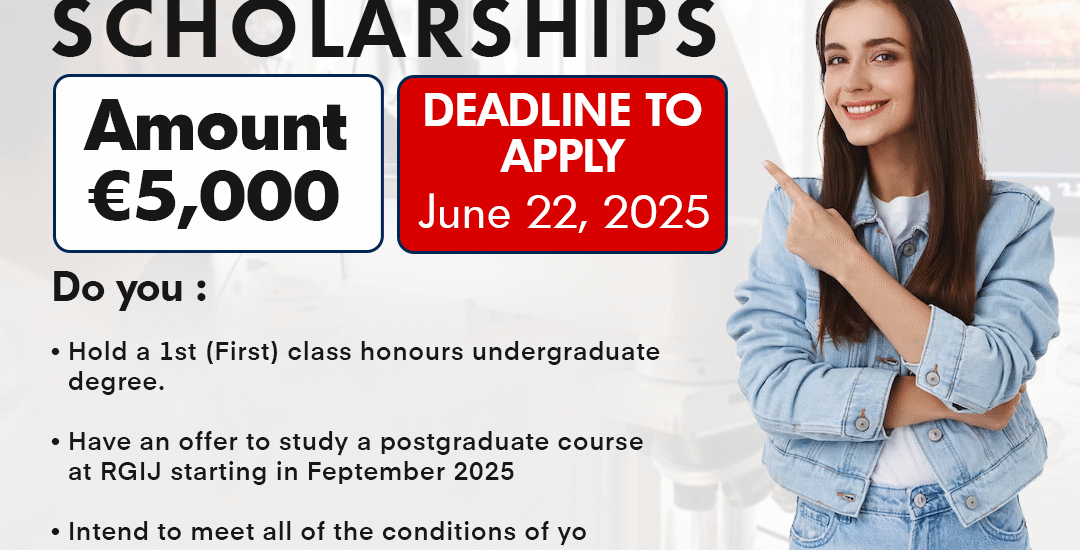 MERIT-BASED SCHOLARSHIPS 🎓 🏆 Award: €5,000