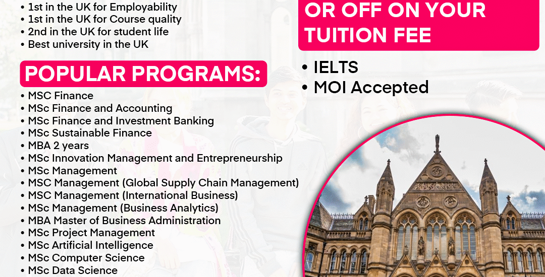 Glasgow Caledonian University is now OPEN for Sept 2025 Intake!